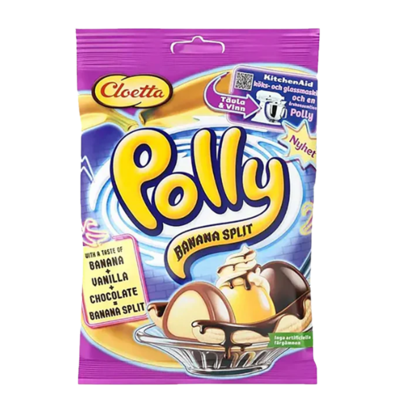 Polly Banana Split 150g