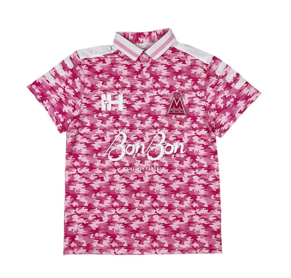 Metro FC x BonBon Jersey in Pink Camo