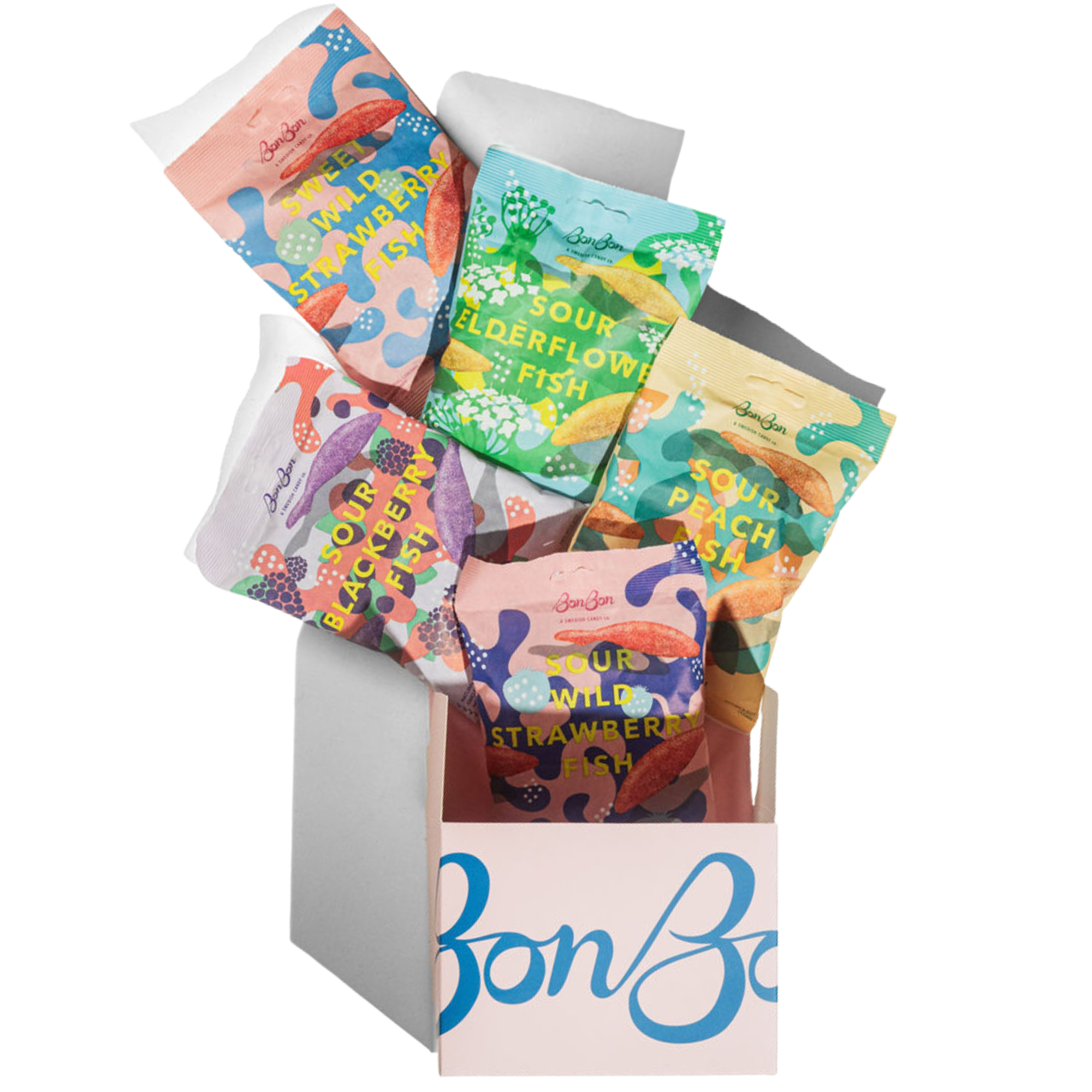 BonBon Fish Collection Gift Box – BonBon - A Swedish Candy Co