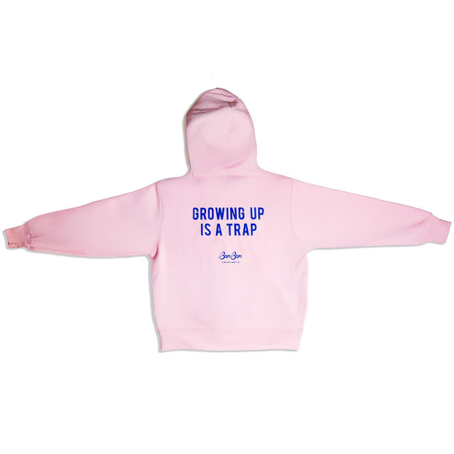 BonBon Growing Up Is A Trap Hoodie - Signature Pink