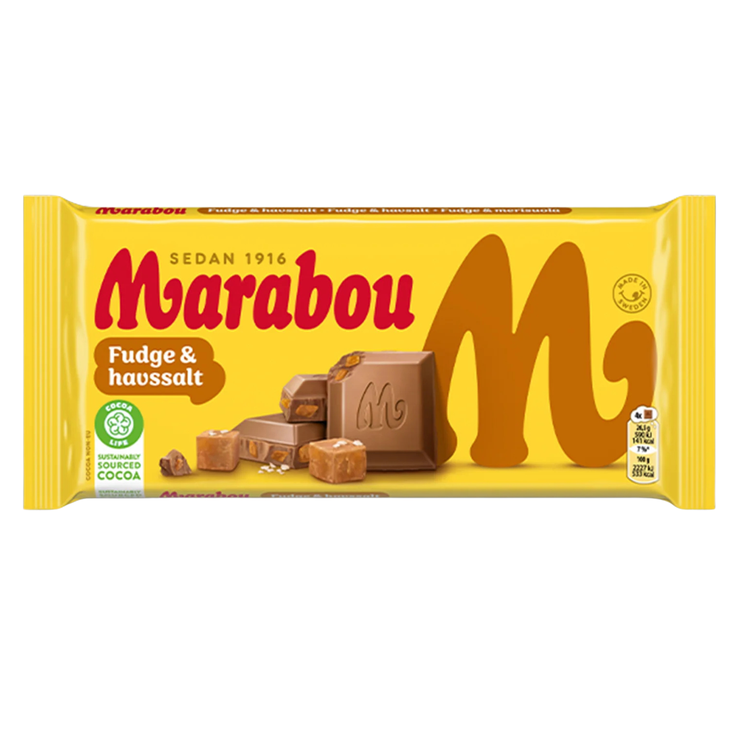 Marabou Fudge & Sea Salt 185g