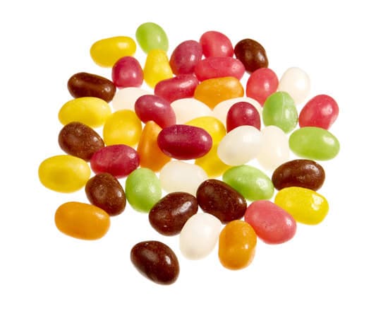 jelly belly, beans fruités, bonbons fini coloré, haricot, fruit