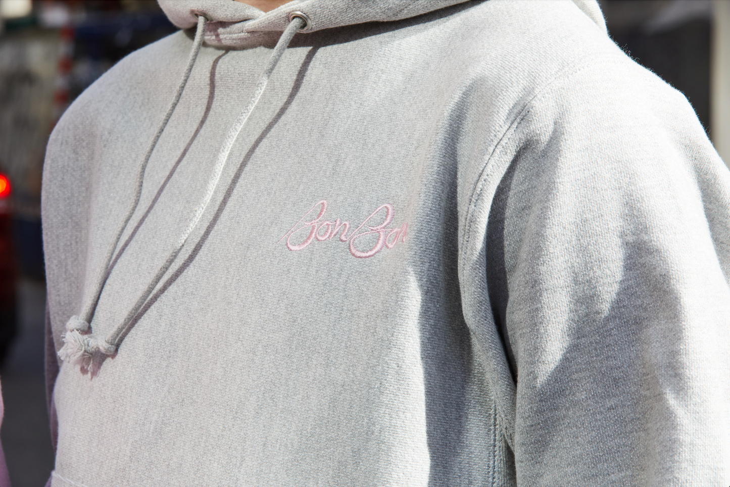 BonBon Heavy Reverse Weave Hoodie - Oxford Gray