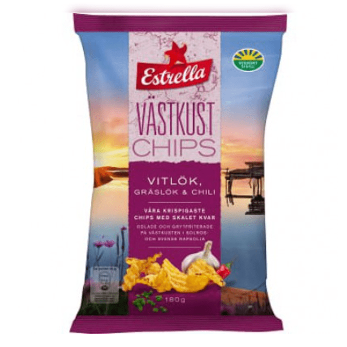 Estrella West Coast Chips Garlic Chives Chili