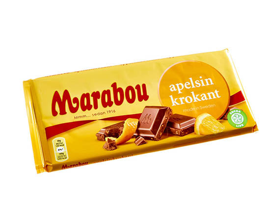 Marabou Orange Crisp 200G