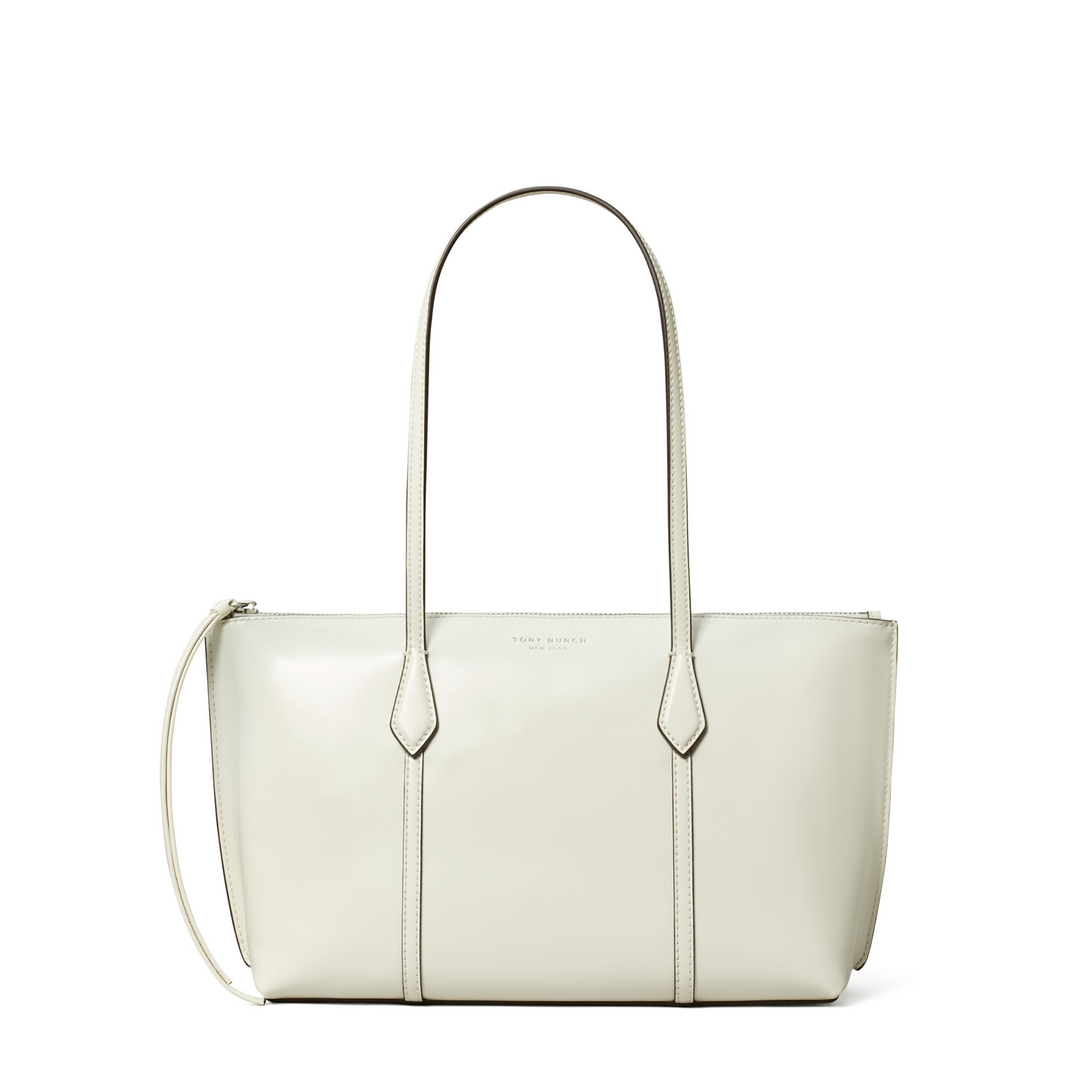 Small Perry Zip Tote in Vanilla Marshmallow
