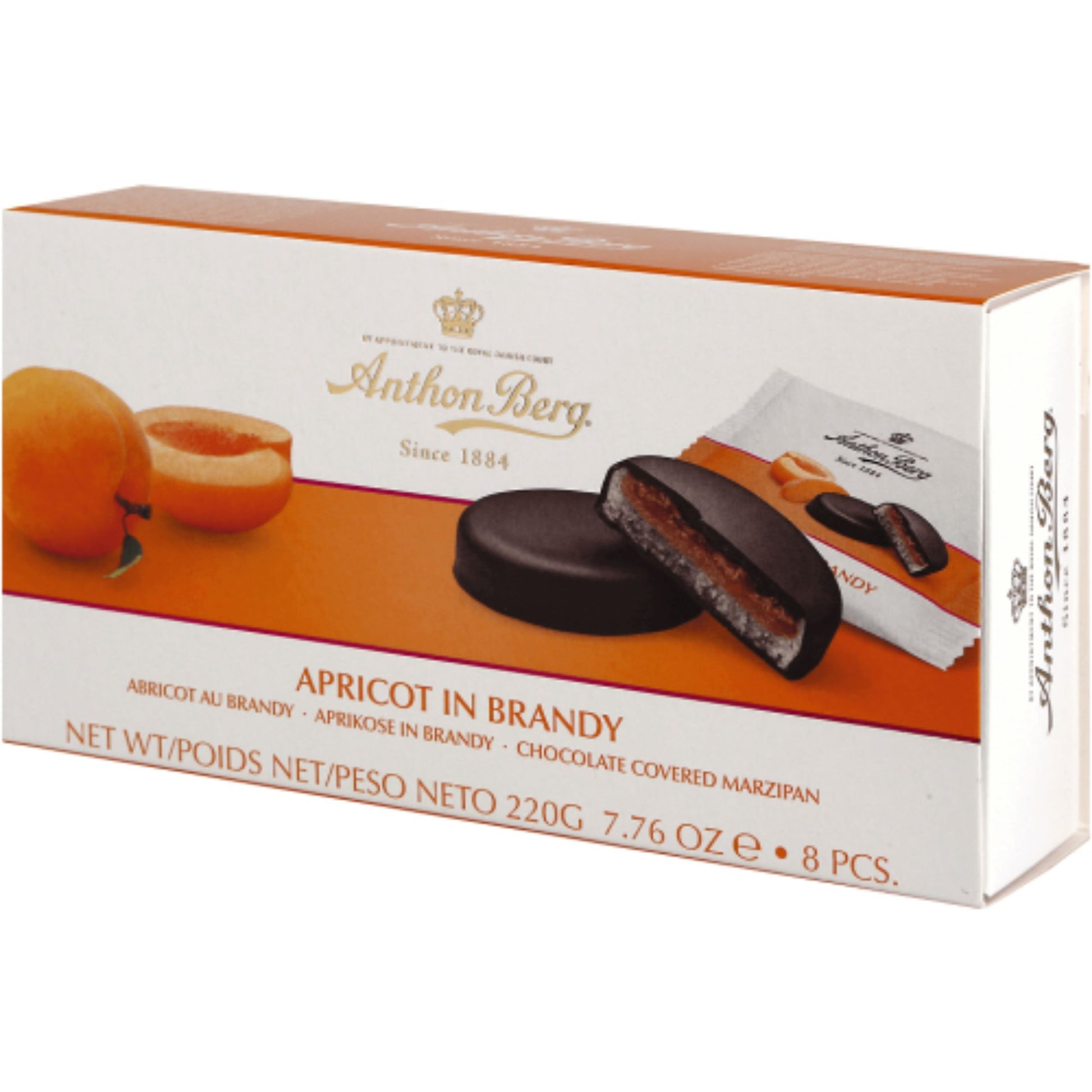 Anthon Berg Apricot in Cognac 220g