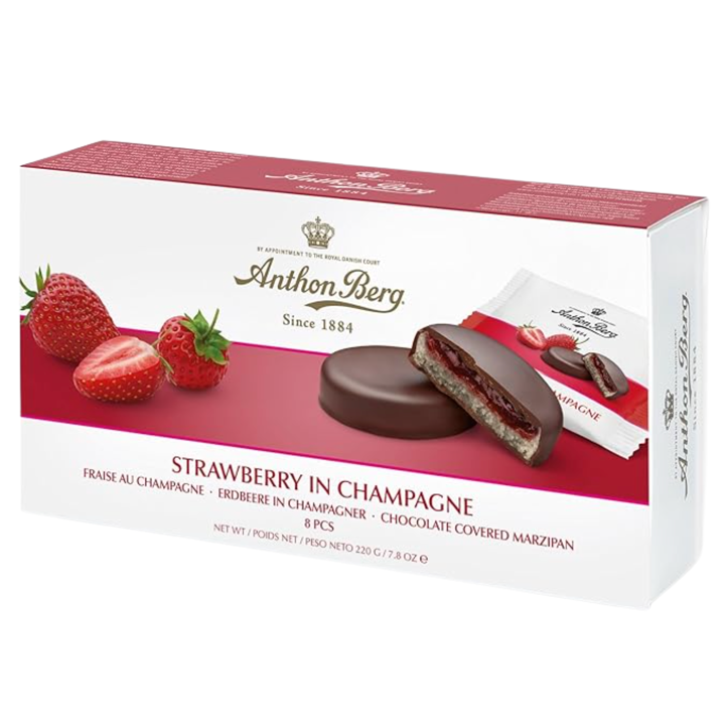 Anthon Berg Strawberries in Champagne 220g