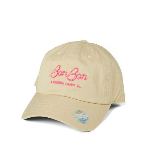 BonBon Dad Hat - Beige and Pink