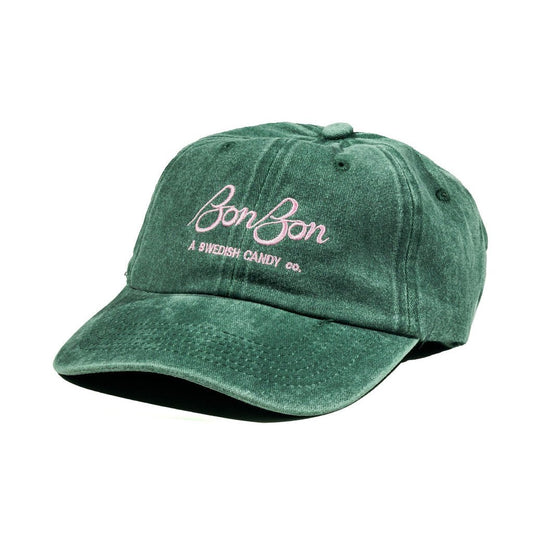 BonBon Dad Hat - Olive and Pink