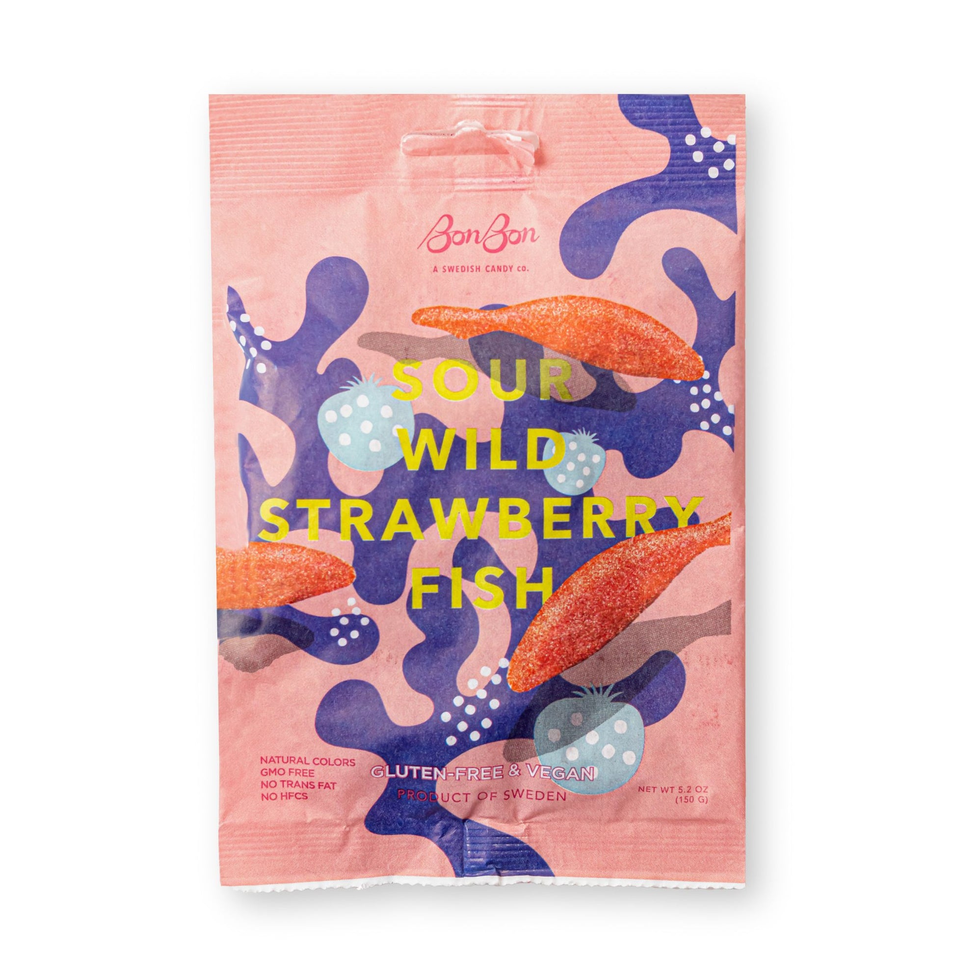 BonBon's Sour Wild Strawberry Fish