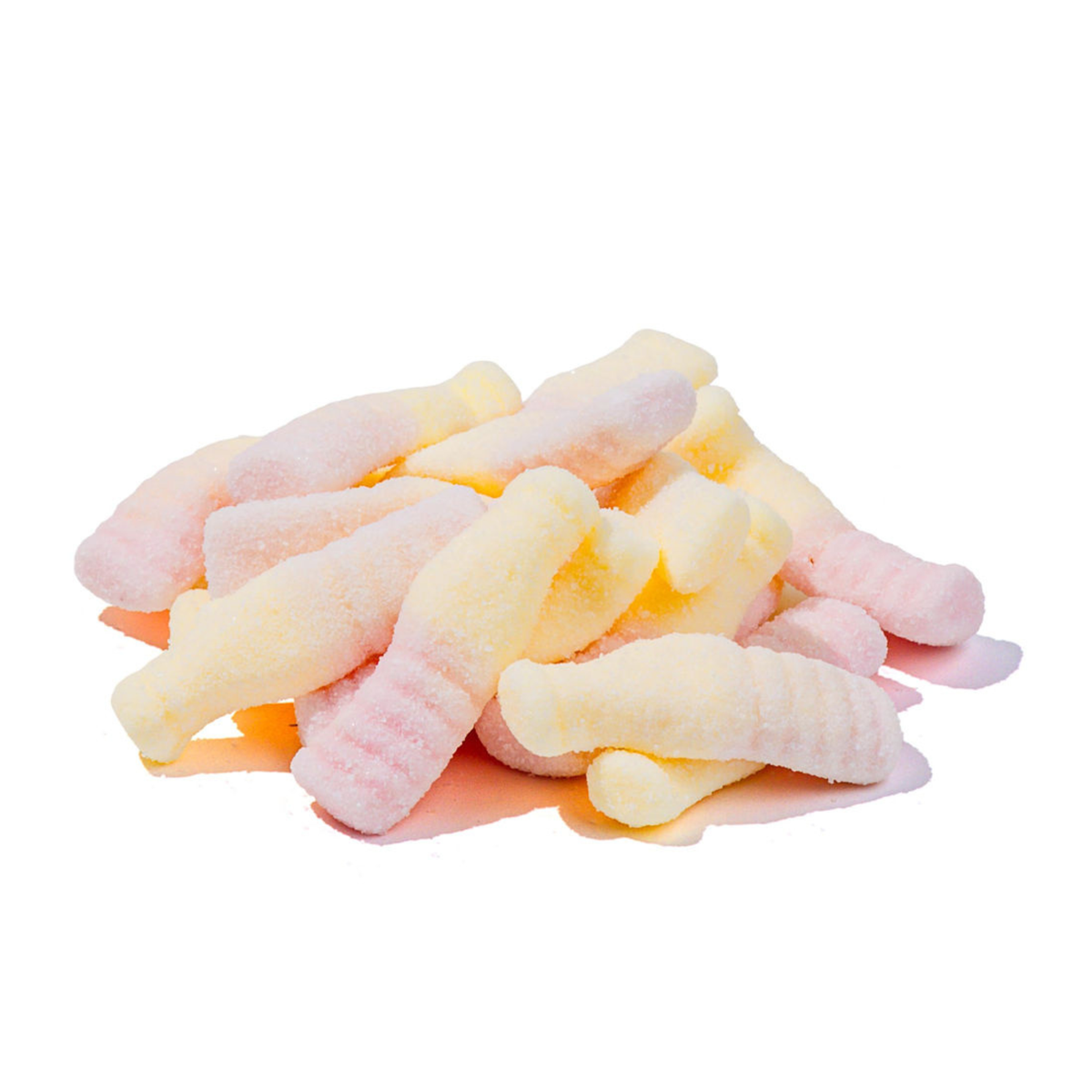Strawberry Banana Fizzy Pop Bottles