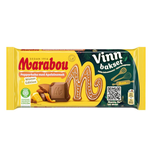 Holiday Edition Marabou Gingersnap and Orange 185g