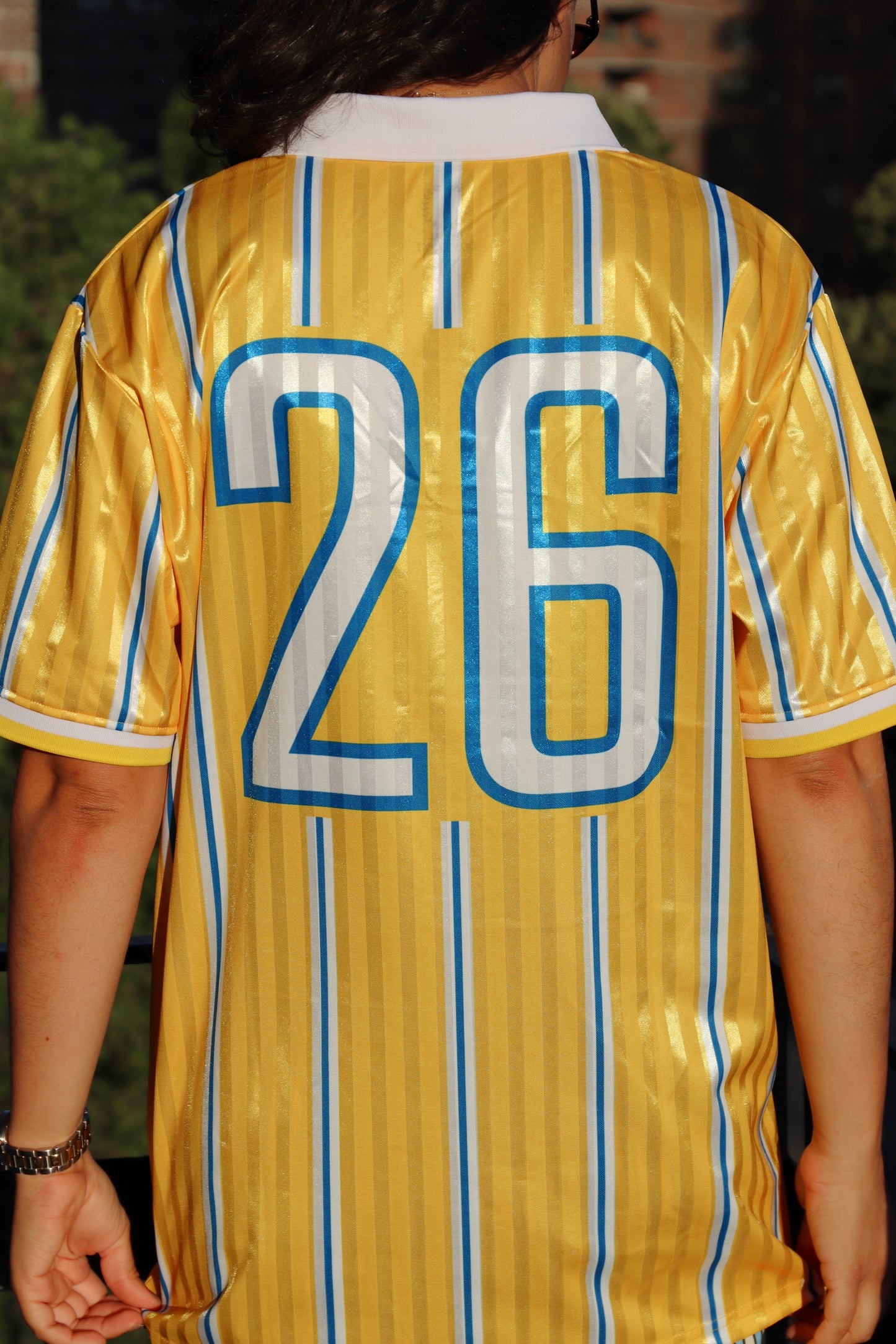 BonBon's Swedish Striped Soccer Jersey