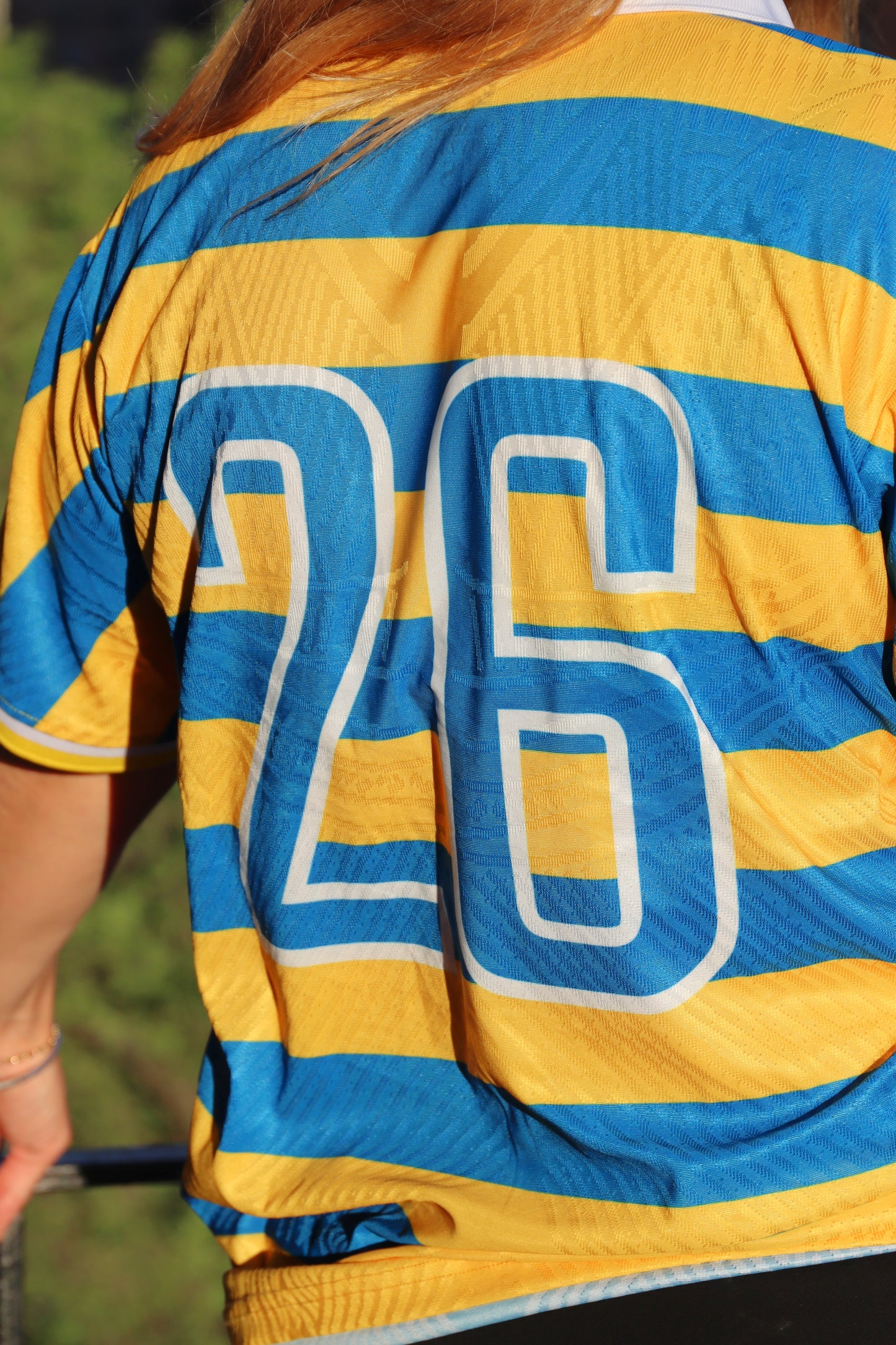 BonBon's Swedish Striped Soccer Jersey