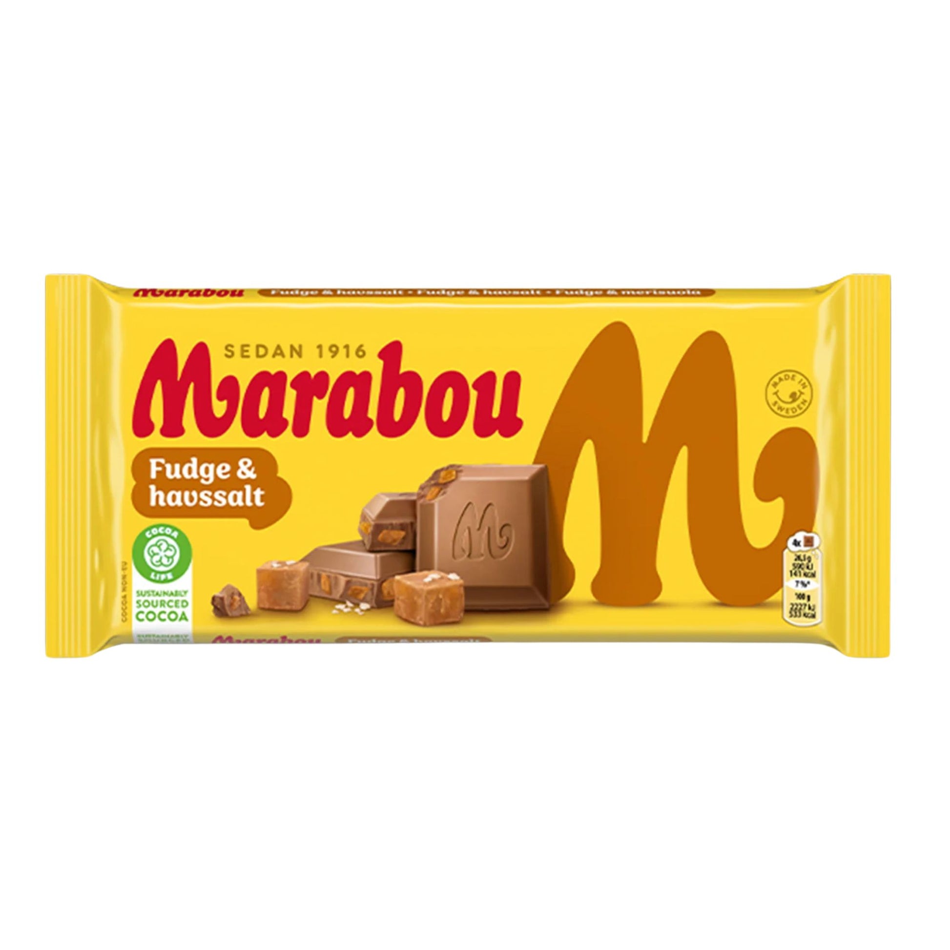 Marabou Fudge & Sea Salt 185g