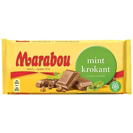 Marabou Mint Crisp 200g