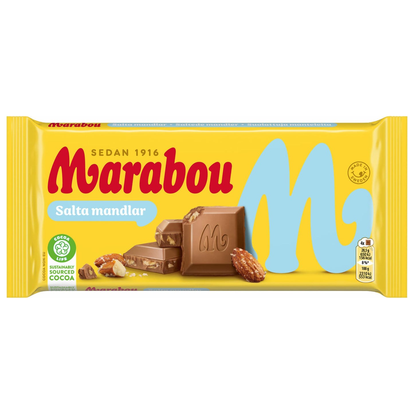 Marabou Salted Almonds 200g