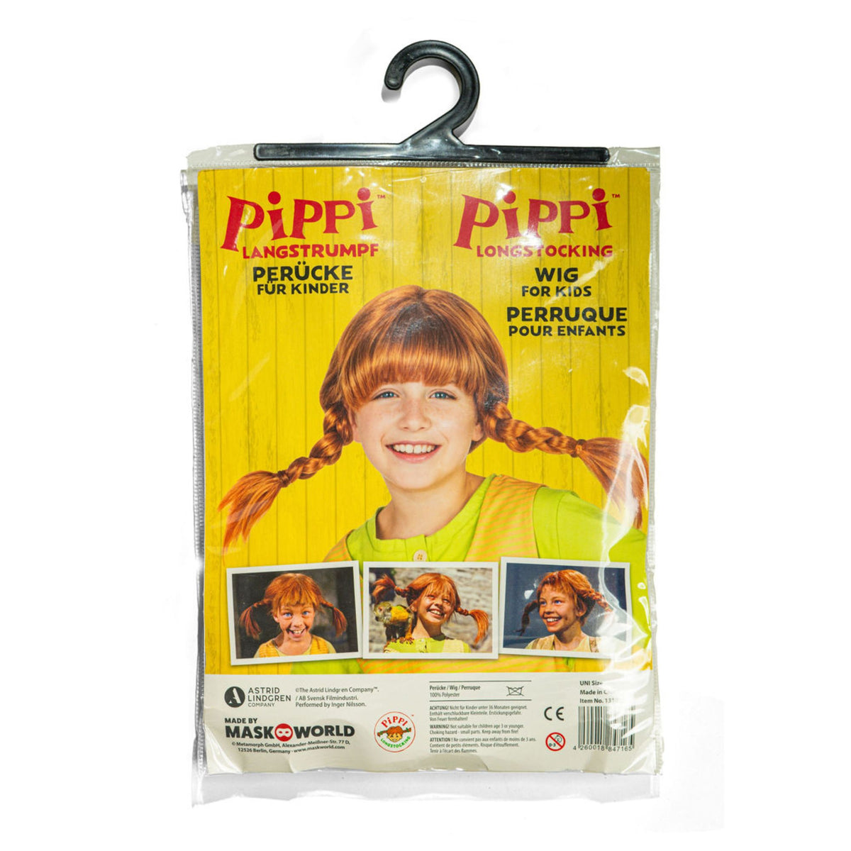 Pippi Longstocking Wig