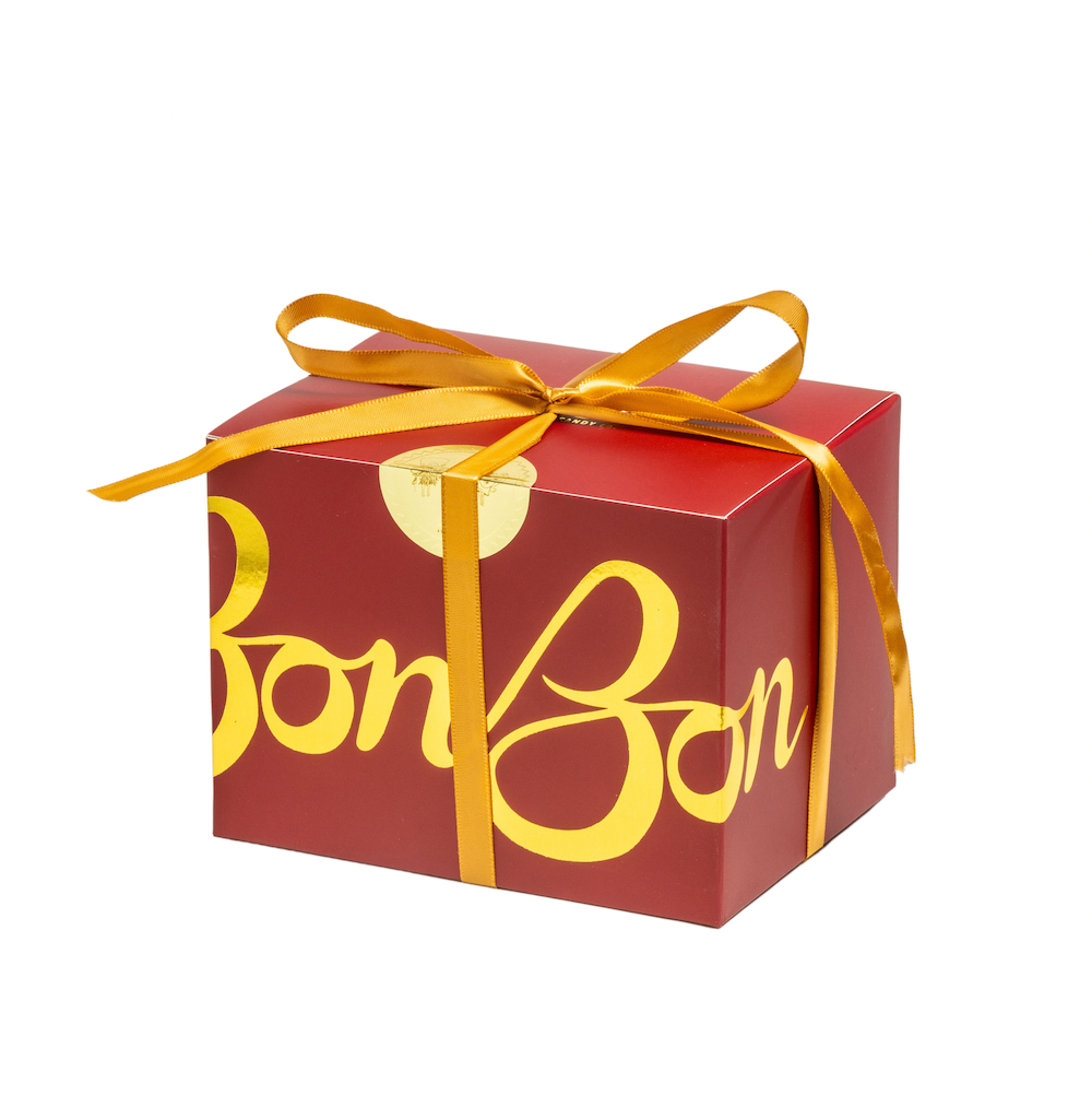 Large Holiday Gift Box - Burgundy