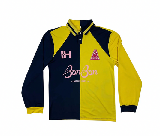 Metro FC x BonBon Long Sleeve Jersey in Yellow and Navy