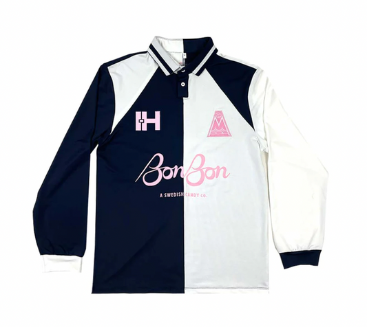 Metro FC x BonBon Long Sleeve Jersey in White and Navy