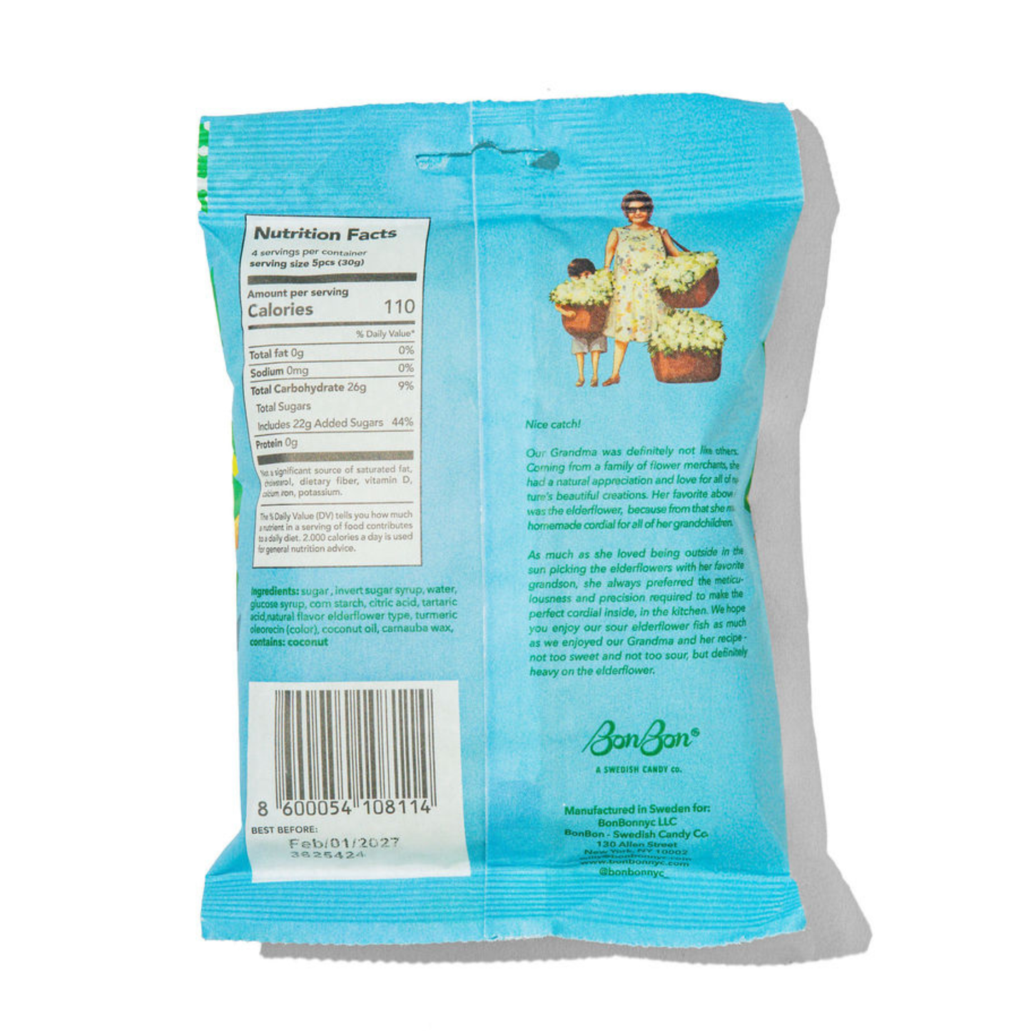 BonBon's Sour Elderflower Fish