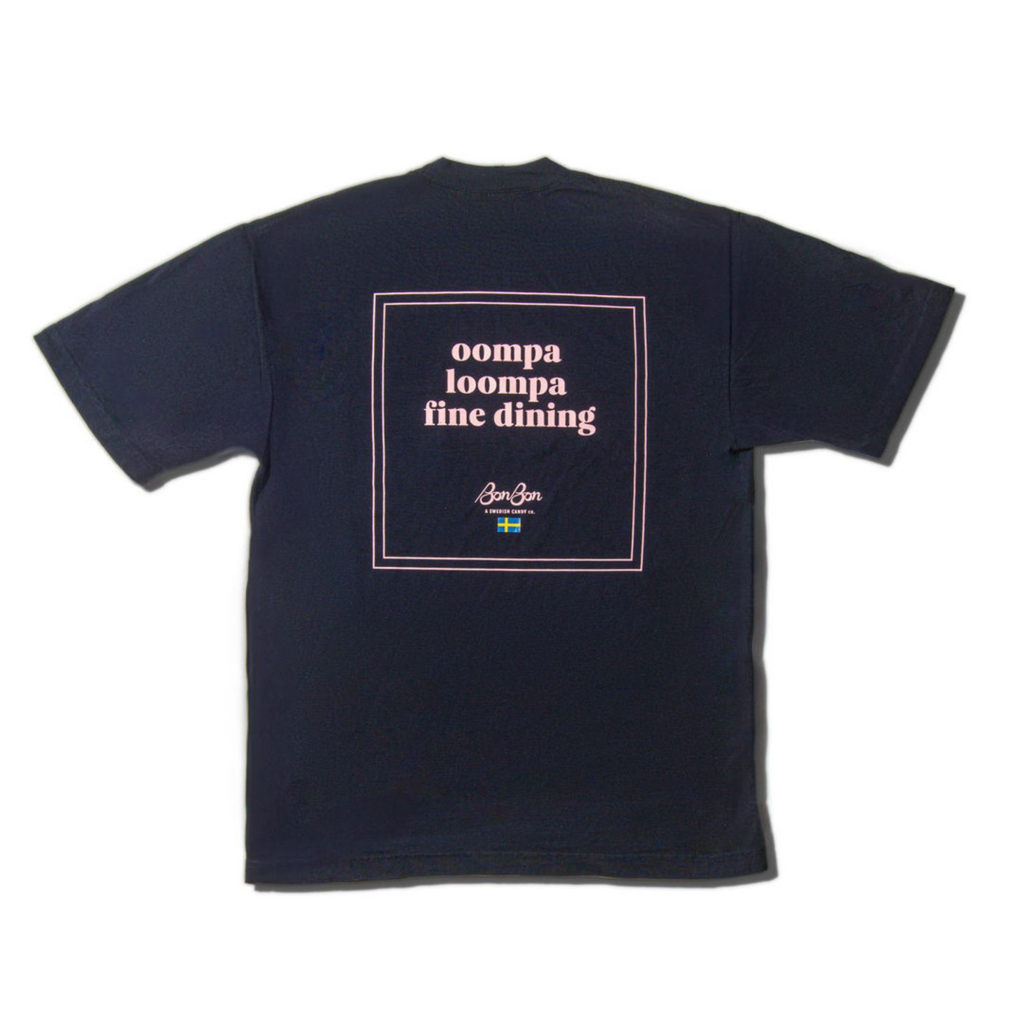 Oompa Loompa Fine Dining Tee in Navy