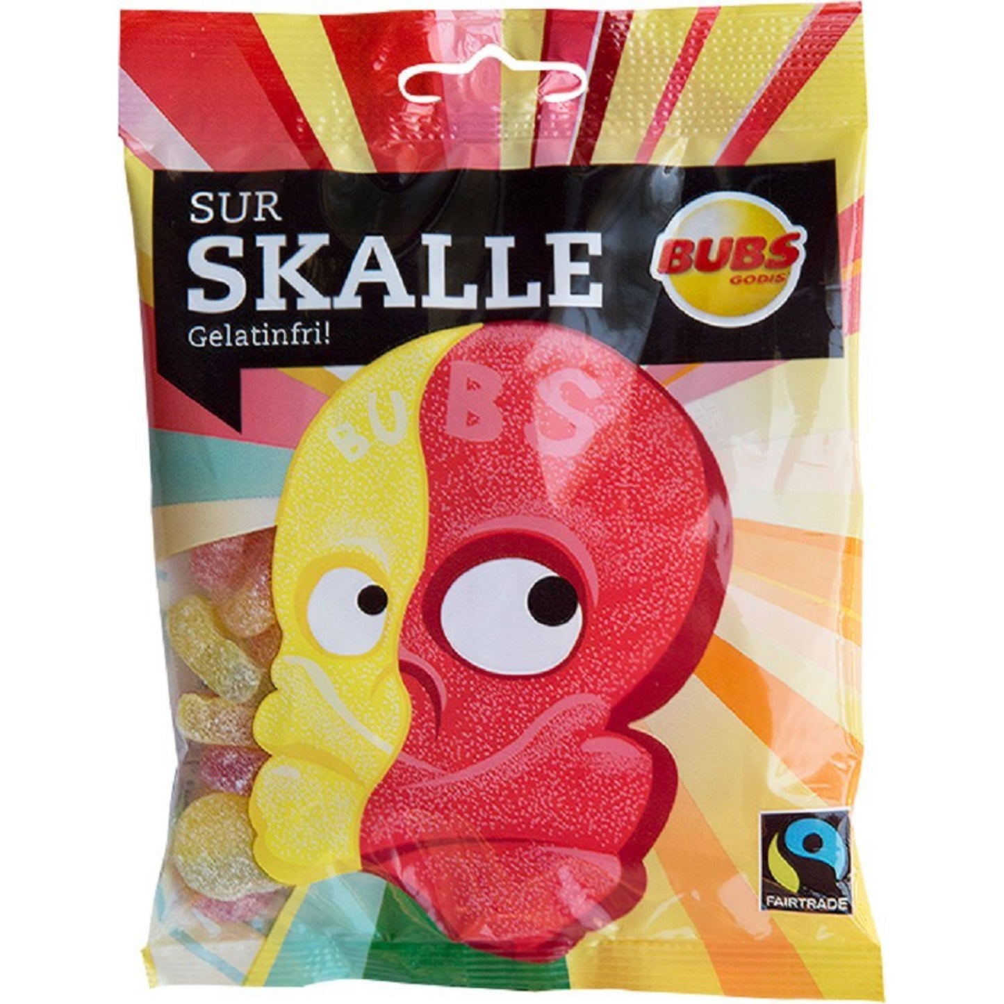 Sour Skulls BUBS Candy Bag