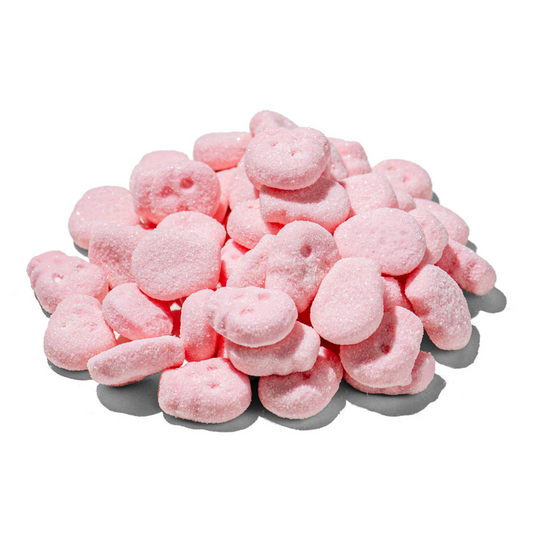 Sour Mini Strawberry Foam Skulls