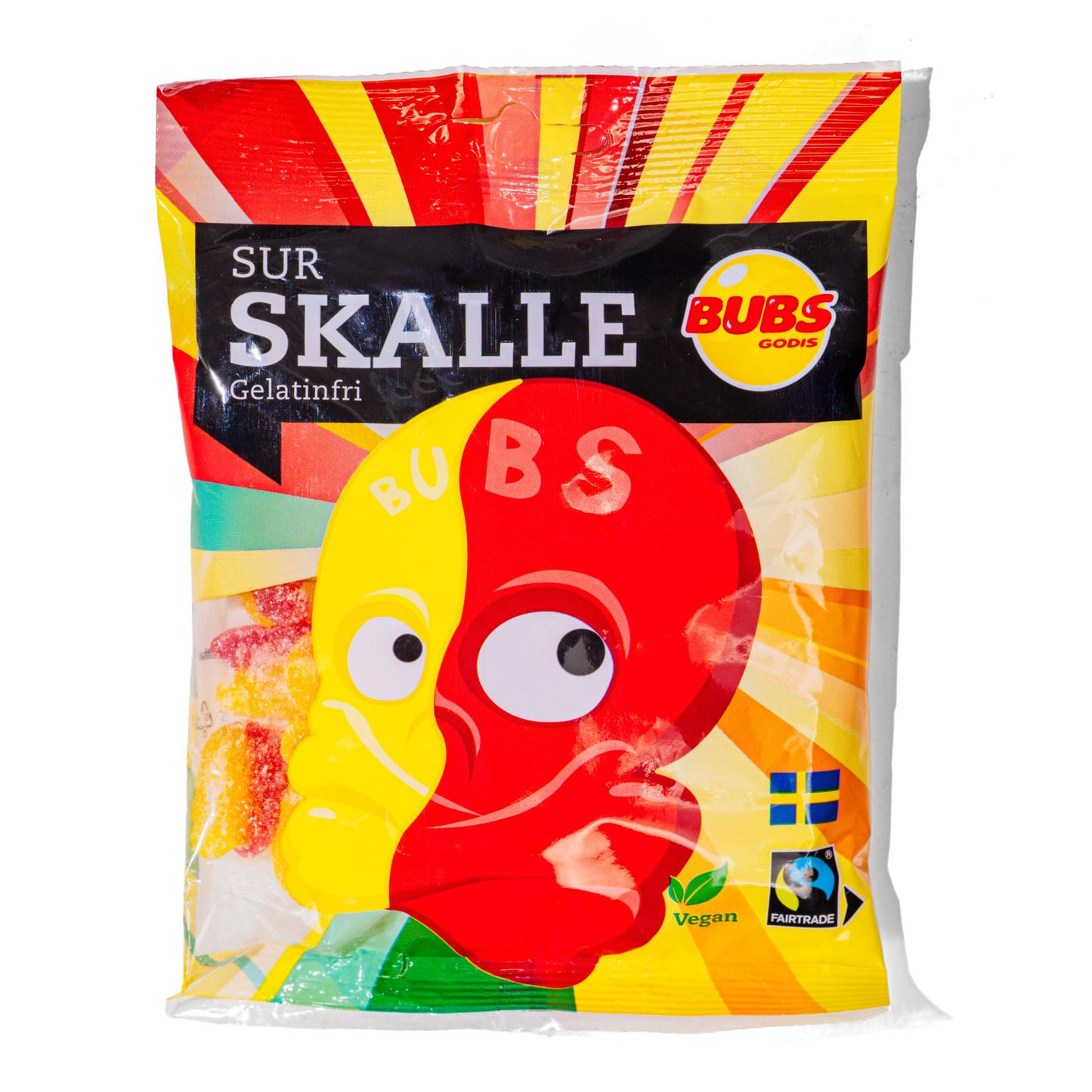 Sour Skulls BUBS Candy Bag