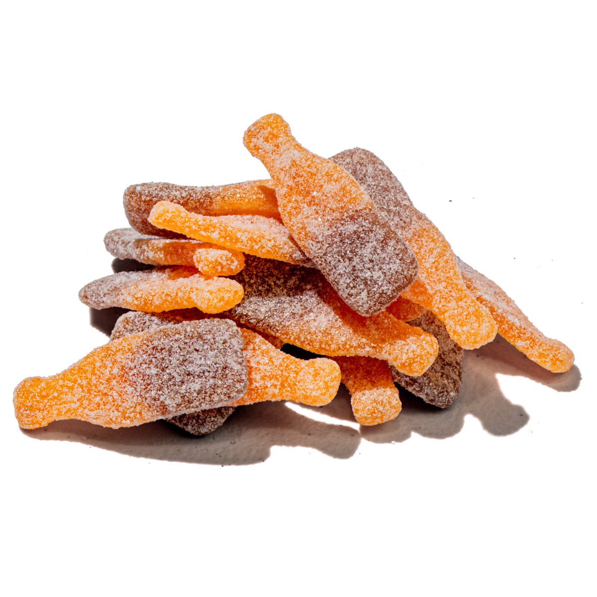 Cola Orange Bottles