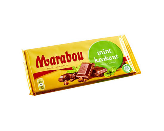 Marabou Mint Crisp 200g